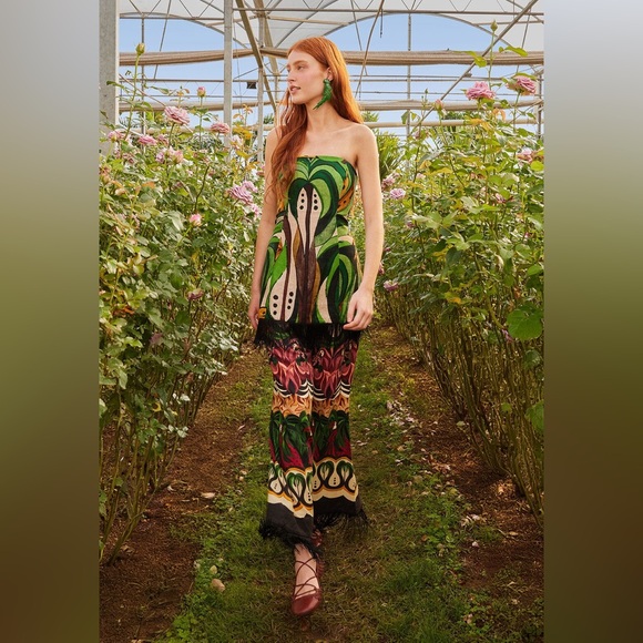 Farm Rio Green Coconut Tree Flow Top - Picture 5 of 8